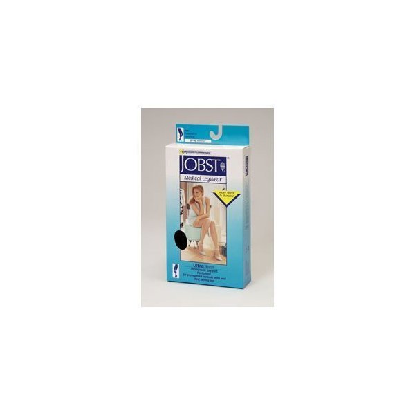 JOBST UltraSheer Waist High 20-30 mmHg Compression Stockings Pantyhose, Closed Toe, Small, Natural