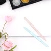 Sibba 2 Pieces Glass Cuticle Pusher Cuticle Remover Tool Double Sided Cuticle Trimmer Manicure Stick Professional Precision Filing Abrasive Surface Nail Salons Set for Women Girls Homes (Blue, Pink)