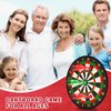 TEMI Giant Dart Board Game for Kids & Adults, 29in Dartboard with 20pcs Sticky Darts for Boys Girls 3 4 5 6 7 8 Years, Perfect for Indoor and Outdoor Gamd Party
