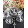 YRP Our Wedding / Nuestra Boda Wedding Guest Gifts Memories, White Rosaries 12 Party Pack