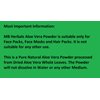 MB Herbals Aloe Vera Powder 8 oz (227 Gram / 0.5 lb ) | Aloe barbadensis Powder | Natural Skin Moisturizer | Promotes Hair Growth | For External Use Only