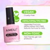 AIMEILI Nail Blooming Gel Nail Art Blossom Gel Soak Off U V LED Clear Blooming Gel for Spreading Effect, Marble, Floral Print Nail Art Design Manicure 10ml