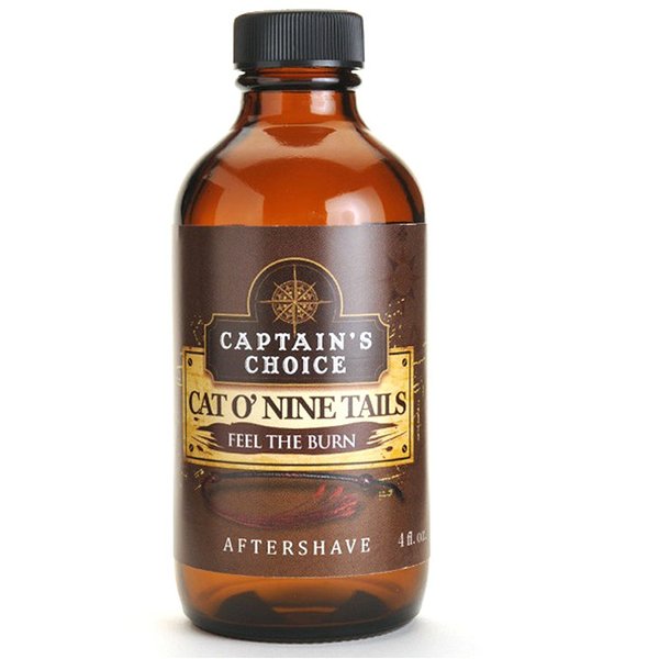 Captain's Choice, Cat O Nine Tails Bay Rum Aftershave, 4 Ounce