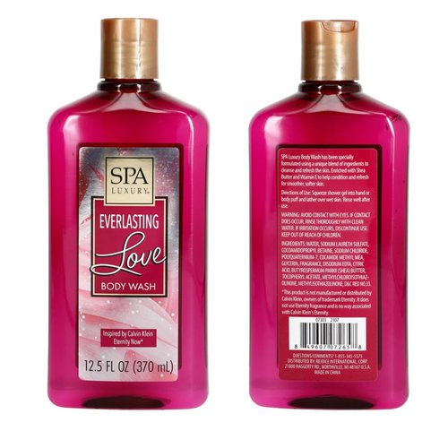 Spa Luxury Everlasting Love Body Wash 12.5 Fl Oz