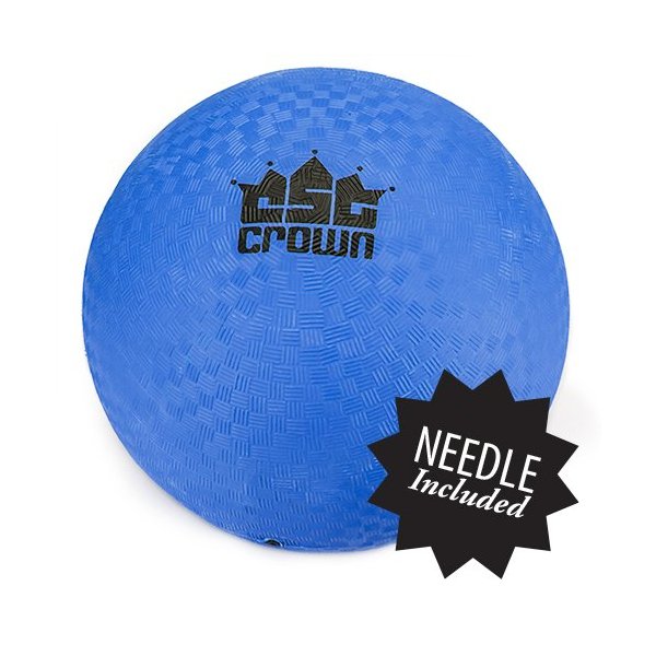 8.5-Inch Official Size Dodge Ball | Features Textured Grip, Regulation Sized For Professional Level Play | Playground Rubber Balls for Kickball, Foursquare, Wall Ball, and More Schoolyard Games (Blue)