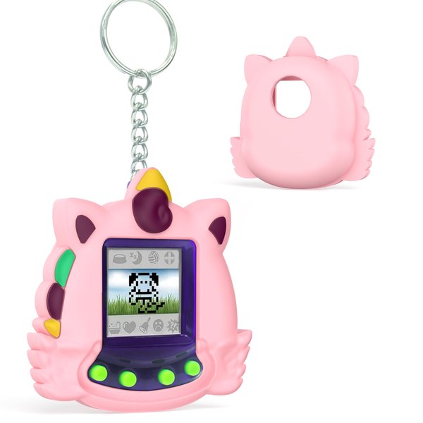 Cute Case Compatible with Giga Pets, Cute Funny 3D Unicorn Pattern Design Case, Soft Silicone Protective Cover for Giga Pets for Kids