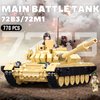 Army Tank, Military Main Battle Tank, 2 in 1 Tank Military Model Toy Kits, Inspired 72B3/72M1 Tank Brick Set, with 2 Soldier Minifigures, Gifts for Aged 6-12 Kids, Compatible with Lego, 770pcs