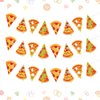 Fangleland 3 Pieces Pizza Banner, Pizza Theme Pennant Bunting Garland for Baby Shower, Birthday Bachelorette Party Supplies, Fast Food Theme Decorations for Pizza Party Time