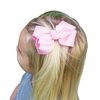 Koolgil Baby Girl's 2Pcs Cute 3 Inch Pure Color Bow-knot Hair Clip for Photography Travel Daily Life (Cream)