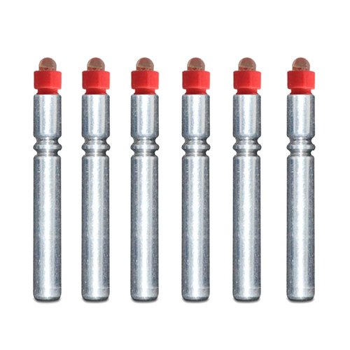 E-Arc 6PCS-LED Bobber Light Replacement Battery for Archery Nocks, Fishing (Red)