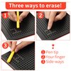 Outus 3 Pieces Replacement Stylus Magnetic Drawing Pen Magnet Replacement Pens for Magnetic Drawing Board Magnapad A to Z and Numbers 0 to 9, Yellow