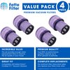 Fette Filter - 4 Pack Vacuum Filters Replacement Parts Compatible with Dyson V11 Torque Drive V11 Animal V11 Complete V11 Extra V15 Detect V15s Detect Submarine Vacuums Part # 970013-02, 97001302