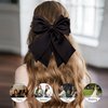 Hair Bows for Women Girls Big Bow Hair Clips Black Hair Bow Metal Clip Hair Accessories Bows for Girls Women 1PCS
