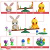 Nubee Easter Bunny and Chick Building Set, Cute Animal Rabbit Chicken Sitting on The See-Saw, Perfect for Easter Basket Toys Gifts for Kids Boys or Girls Age 6+ (291pcs)