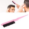 Teasing Hair Brush, Plastic Handle Styling Brush Used for Edge Control, Backcombing, Smoothing, and Styling Fine Hair for women ()