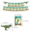 Pfylinqo 83 Pcs Dinosaur Balloons Arch Garland Kit, Jurassic Jungle Theme Party Decoration Decor Green Balloon Garland with Dinosaur and Coconut Tree Foil Balloons for Boys Dinosaur Birthday Party
