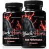 (2 Pack) Black Horse for Men, Official BlackHorse Pills with Natural Ingredients To Support Male Performance, Energy and Endurance, Premium East-To-Swallow Formula, Just Take 2 Daily (120 Capsules)