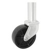 CURT 28912 6-Inch Replacement Boat Trailer Jack Wheel, BLACK PLASTIC