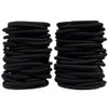 Qingxii Decorr Elastic Hair Ties Elastic Hair Band Ponytail Holders (60, Black, 4mm)