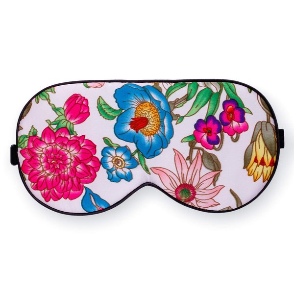 Maxfeel 100% Pure Silk Eye Mask Sleep Eye Mask Eye Cover Eyeshade Sleeping Eye Mask Printed Colors (#10)