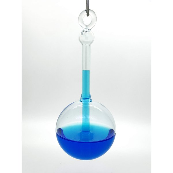 Glassic Gifts® Hanging Goethe Weather Ball Barometer Glass Ornament