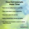 Raindrip R675CT Analog 3-Dial Water, Sprinkler Timer with Rain Delay for Drip Irrigation, Garden, Self-Watering