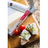 Westmark Germany Multipurpose Stainless Steel Cheese and Food Slicer with Board and Adjustable Thickness Dial (White) -