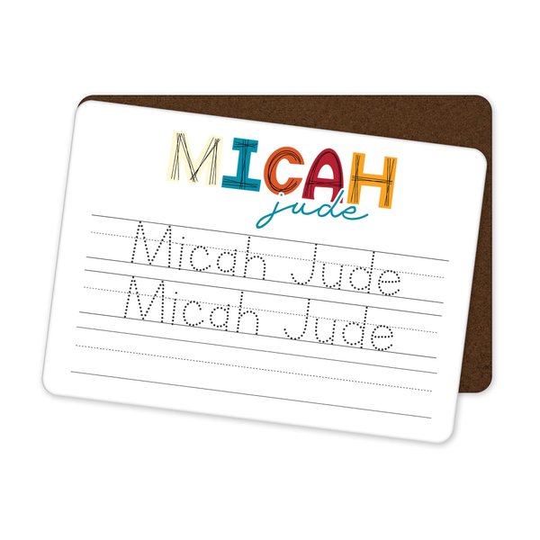 Educational Name Tracing Boards, I can write my name, Dry Erase Board, Letter Tracing Board, Montessori, Name Tracing, Letter Tracing