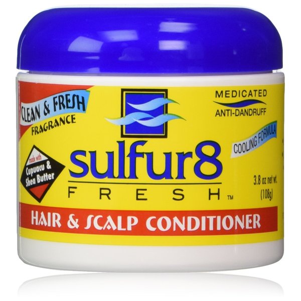 Sulfur 8 Fresh Medicated Anti-dandruff Hair & Scalp Conditioner 4 Oz (3.8 oz net wt.)