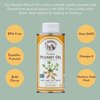 La Tourangelle, Roasted Peanut Oil, Slow Roasted Expeller-Pressed for Rich Flavor, Perfect for Cooking & Baking, Med-High Heat, Unrefined, Small Batch Production in USA, 16.9 fl oz