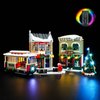 DALDED LED Lighting Kit for Lego Holiday Main Street, LED Light Compatible with Lego 10308 Building Block Models (Remote Control Version)