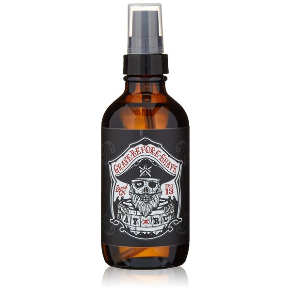 Grave Before Shave™ Beard Oil (Bay Rum Scent) 4 Oz. Bottle
