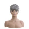 DOcute Short Grey Pixie Cut Wigs for Black Women Grey Pixie Wigs for Black Women Grey Pixie Cut Short Black Wavy Layered Wigs Grey Wavy Wigs Short Wigs Pixie Cut Wigs for Black Women (Short Grey)