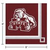 20-Count Paper Beverage Napkins, Mississippi State Bulldogs