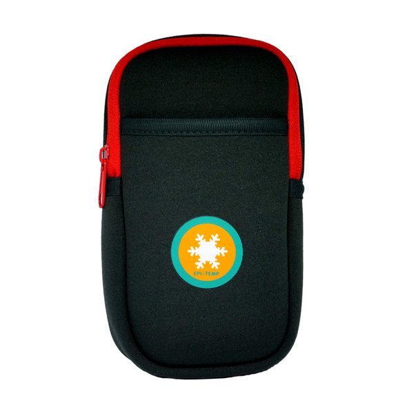EPI-TEMP Epipen Carrying Case for Kids, Adults – Smart Insulated Pouch, Storage Bag, Powered by PureTemp Phase Change Material to Keep Epinephrine in Safe Temperature Range (Gray)