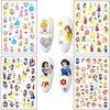 Designer Nail Art Stickers Decals, Cute Cartoon 3D Nail Self-Adhesive Sticker Designs, Kawaii Nail Art Stickers for Women Girls Kids, Cute Anime Nail Transfer Decals Decorations, DIY Resin Nail Decal