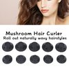 Hair Rollers, 20pcs Mushroom Shaped Hair Curler Hair Volume Roller Household Hair Styling Tools Silicone Hair Curlers Set Women Girls Hair Roller Tool Volumizing Hair Root Clip
