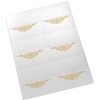 Paisley Printable Place Cards, Gold (Choose Color), Set of 60 (10 Sheets), Laser & Inkjet Printers - Wedding, Party, Dinner, and Special Events - Made in the USA