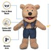 14" Silly Bear, Animal Hand Puppet with Moving Mouth by Silly Puppets