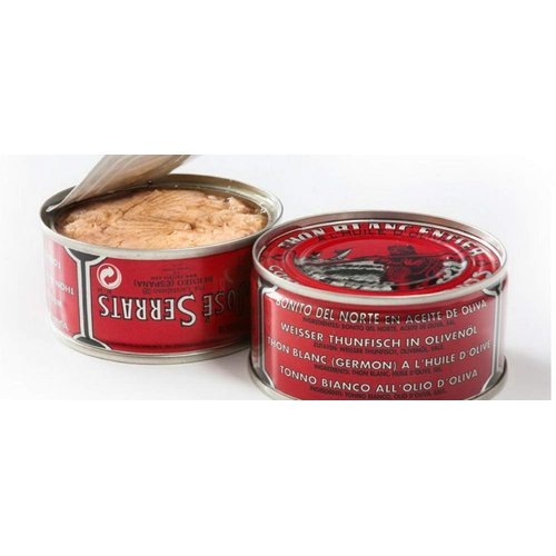 Serrats White Tuna Lions (Bonito) in Olive Oil From Spain (4 Pack - 4oz/115g Each)