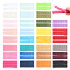 Cinaci 60 Pack/30 Pairs 5 CM 2 Inch Solid Plain Grosgrain Ribbon Cloth Fabric Covered Fully Lined DIY Metal Alligator Hair Clips Duckbill Barrettes Accessories for Baby Girls Toddlers Kids Teens