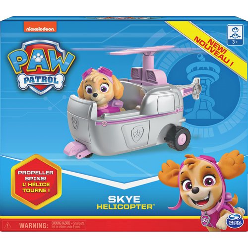 Paw Patrol, Skye’s Helicopter Vehicle with Collectible Figure, for Kids Aged 3 and Up