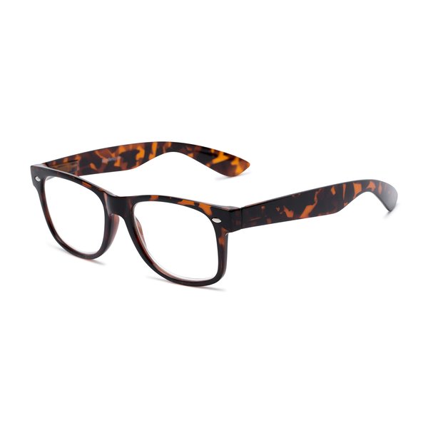 Retro Square Reading Glasses in Dark Tortoise by Readers.com | The Red Bluff | +1.75