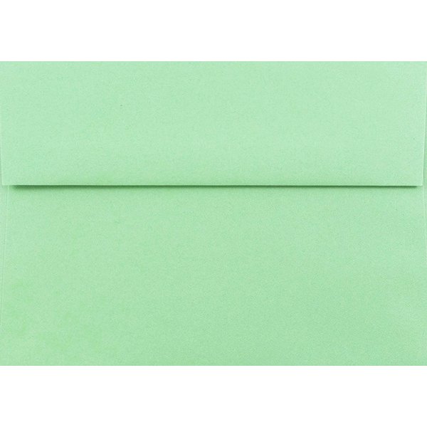 Green Pastel 100 Boxed A6 (4-3/4 x 6-1/2) Envelopes for 4-1/2 x 6-1/4 Invitations Announcements, Weddings Showers, Greeting Cards from The Envelope Gallery