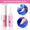 Nail Glue, Nail Glue for Acrylic Nails, Professional Nail Tip Glue for Acrylic Nails Press On Nails,Super Strong Nail Tips Glue for Stick On Nails Long Lasting Nail Glue for Fake Nails 0.07OZ/30PCS