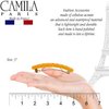 Camila Paris DG47 French Hair Barrette Clip for Girls Handmade, Strong Hold Grip Hair Clips for Women, No Slip and Durable Styling Girls Hair Accessories, Made in France