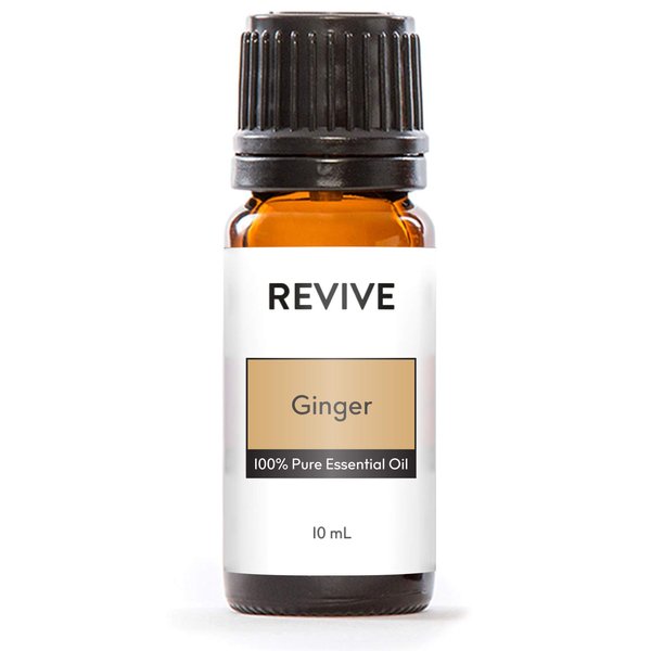Ginger Essential Oil by Revive Essential Oils - 100% Pure Therapeutic Grade, for Diffuser, Humidifier, Massage, Aromatherapy, Skin & Hair Care