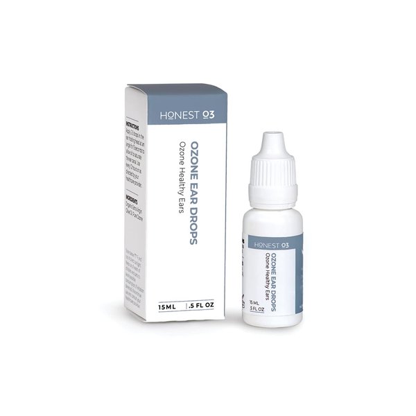 Honest O3 Ear Drops | Ozone Oil Infused Ear Care | Ozonated Oil to Nourish, Protect & Cleanses | .5 Fluid Ounces
