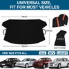 LADER Windshield Cover for Ice and Snow, Car Windshield Snow Cover, Windshield Frost Cover Ice Removal Wiper Protector, Windshield Snow Ice Cover with Magnetic Edges for Most Cars Trucks Vans and SUVs