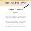 LaLicious Sugar Coconut Body Butter - Hydrating Body & Skin Moisturizing Cream with Whipped Shea Butter, Vitamin E, Cucumber Extract & Apricot Oil - No Parabens (8oz)